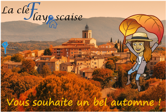 Flayosc en automne (généré par l'IA)