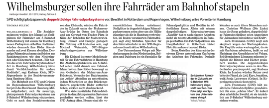 Hamburger Abendblatt 30.01.2016, Harburg Teil Seite 3