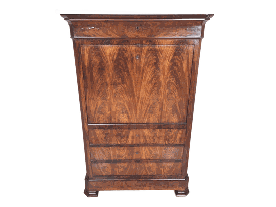 SECRETAIRE PIANO MARMO IN NOCE LUIGI FILIPPO EPOCA XIX SECOLO NAPOLEONE III OTTIMO STATO