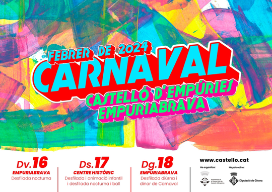 Karneval vom 16. bis zum 18.2.2024 in Empuriabrava & Castellò d‘Empúries