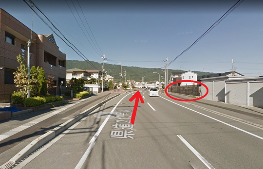 奈良県大和高田市の道路