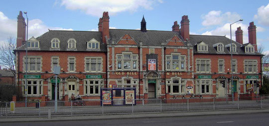 The former police station on the Coventry Road at South Yardley, now the Old Bill and Bull public house