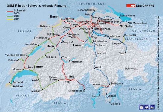 GSM-R - Das Mobilkommunikationsnetz der SBB - ÖV Schweiz - Europa