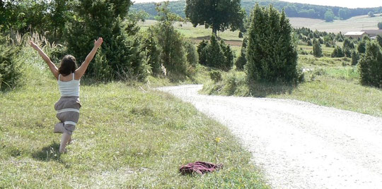 Heldenhaltung in der Wachholderheide