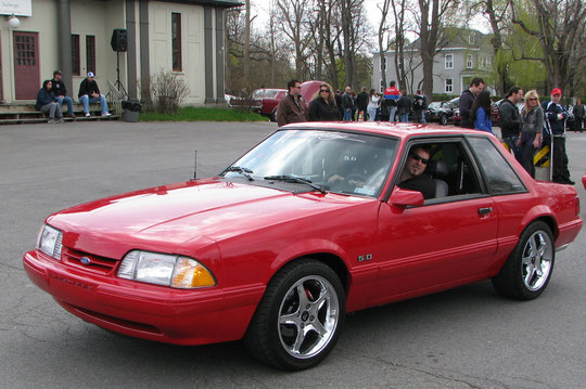 Mustang '93 d'Érick Lamoureux fils d'André plus haut (tel père, tel fils)