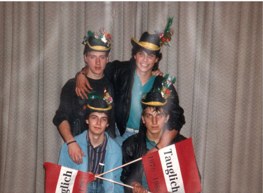 Jahrgang 1970: Leopold Scheiner, Gerhard Inhauser, Alfred Rossak u. Siegfried Scheiner