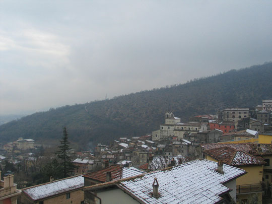 Guarcino. Immagine Web cam di questa mattina