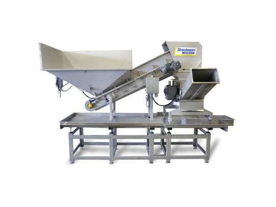 Liquid Rainer® in stainless steel with conveyor