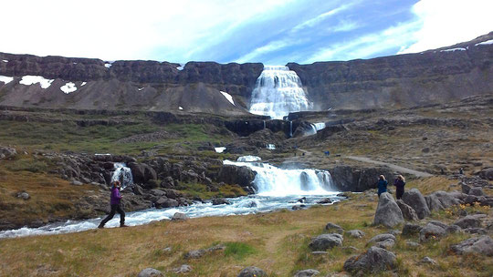 La cascade de Dynjandi