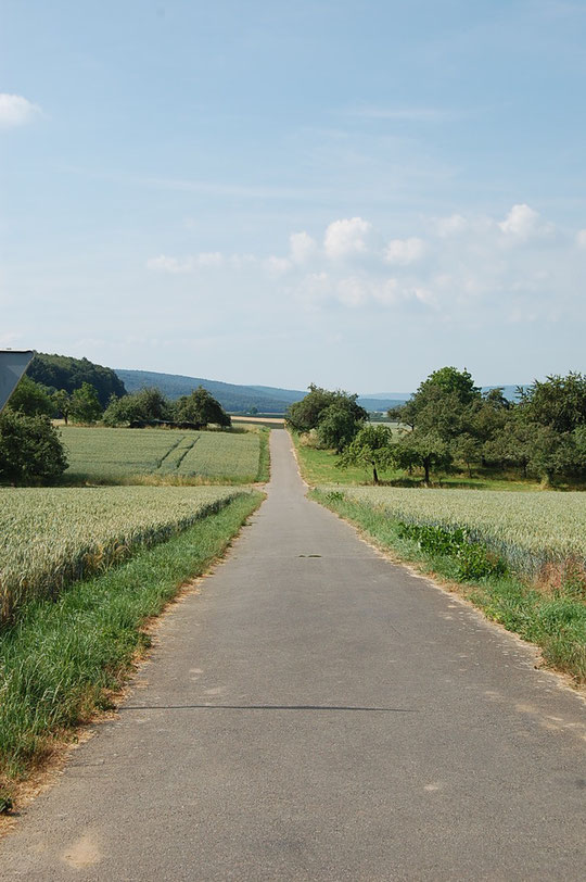 Radweg nach Röllbach, Miltenberg...