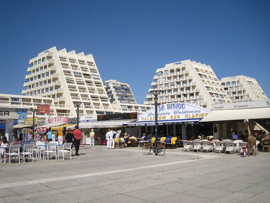 La Grande - Motte, eine neue Stadt für Touristen.