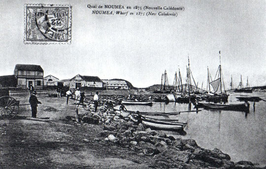 X - QUAI DE NOUMÉA EN 1875.