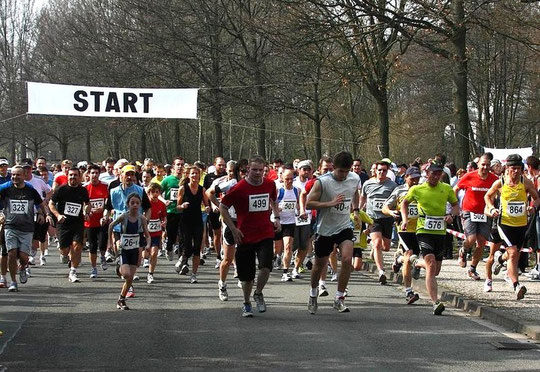 Sekunden nach dem Start