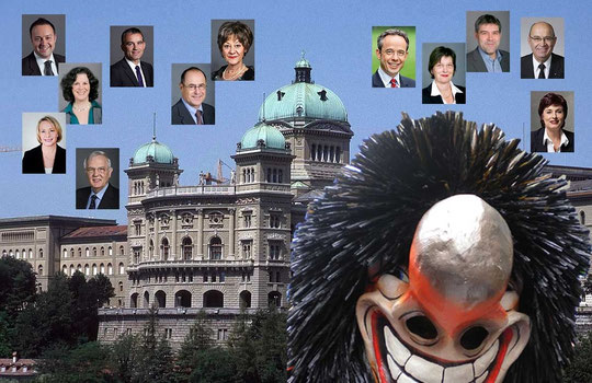 Bundeshuus mit Waggis und andere