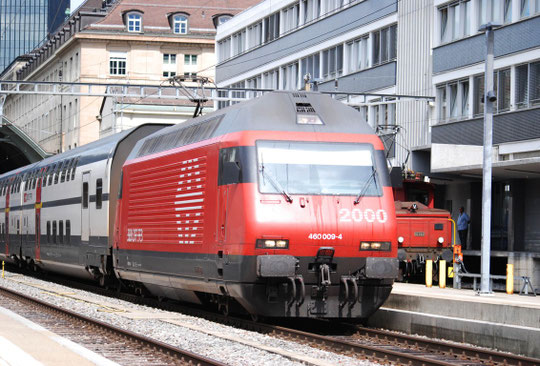 Foto: M. Huber am 05. August 2008 in St. Gallen mit dem IC 730