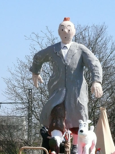 Statue de Tintin 