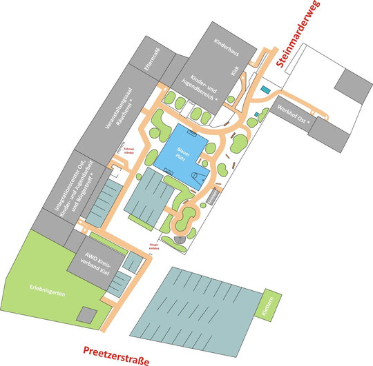 Geländeplan Außen