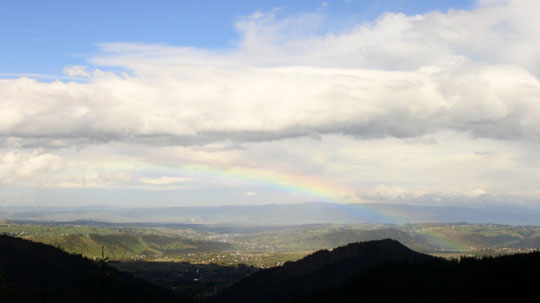 Regenbogen über Zakopane