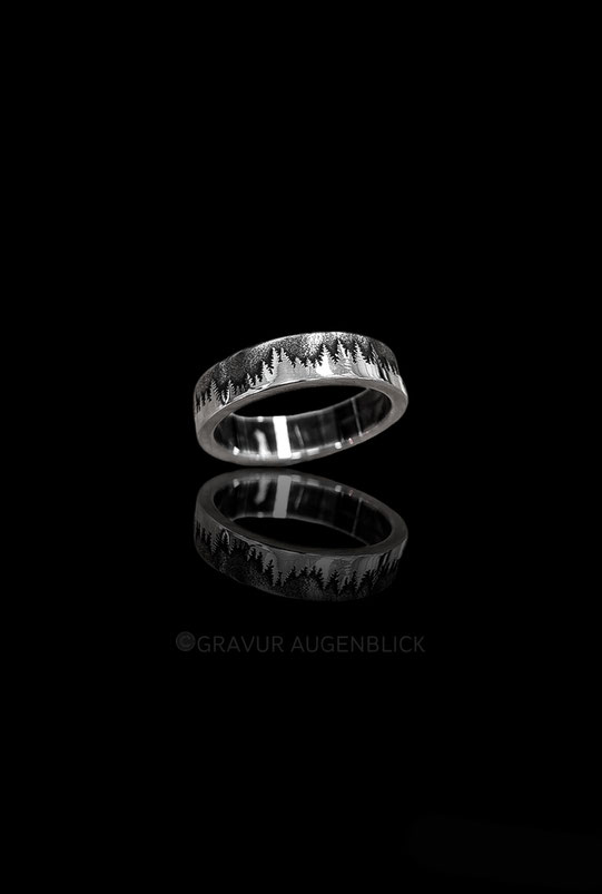 Ring - Gravur ( Außengravur nach Wunschmotiv) Innengravur: Datum, Namen, Wunschtext einfach per Email schreiben. 