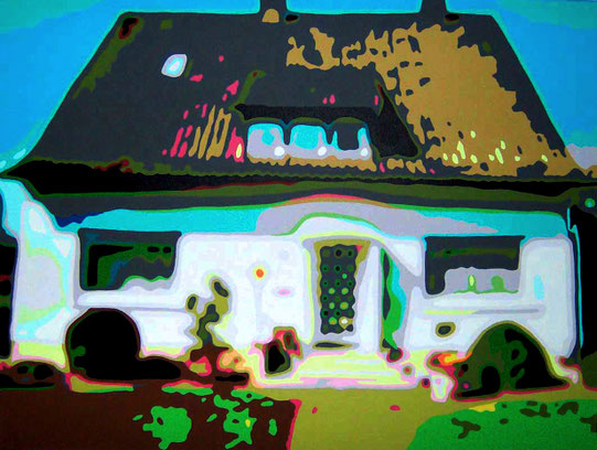 Eigenheim 3, 2004, Acryl auf Leinwand, 90x130 cm