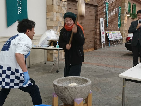 餅つき