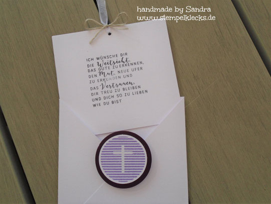 Box Zur Firmung Stempeln Stanzen Und Basteln Mit Stampin Up