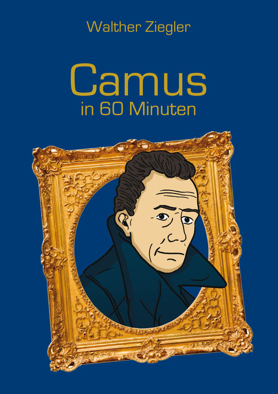 Camus; Bild Camus; Bild von Albert Camus; Comiczeichnung von Camus