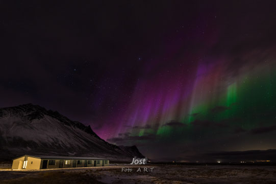 Polarlicht auf Island