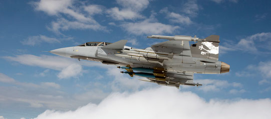 Il dimostratore tecnologico Gripen NG - © SAAB