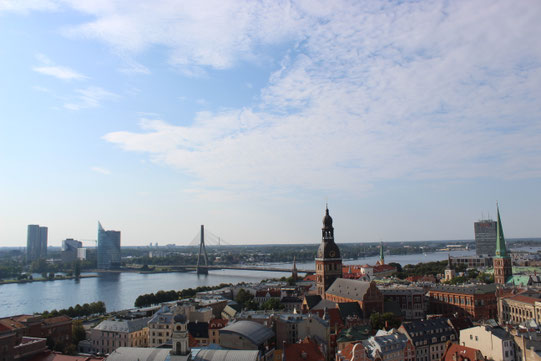 Blick über Riga.