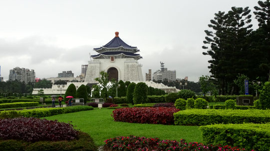 Chiang-Kai-Sehk Memorihall, Memorihall, Chiang-Kai Sehk Memorihall, Taipeh, Tapei, Taiwan, Großstadt, Asien, Südostasien