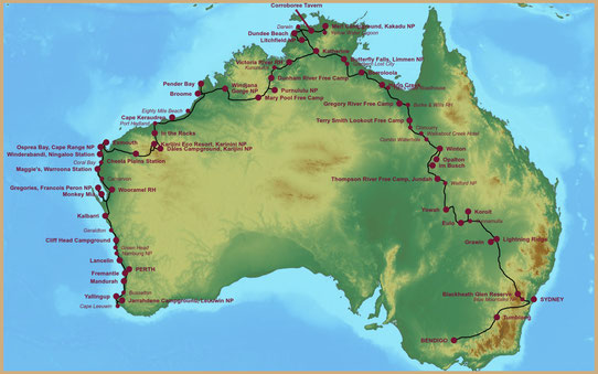 Australia Roadtrip, Western Australia, Top End, Kimberley. Queensland