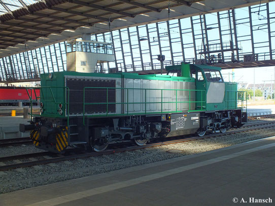 Diese Mak G 1206 stand am 17. August 2013 in Chemnitz Hbf.