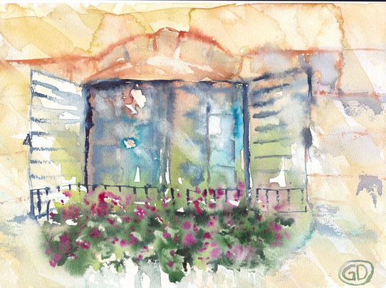 Fenster 2, 29x21cm, 150€