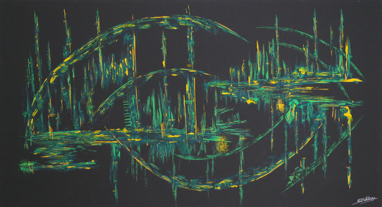 Tableau d'art contemporain Epanoui par Eric Black Delahaye