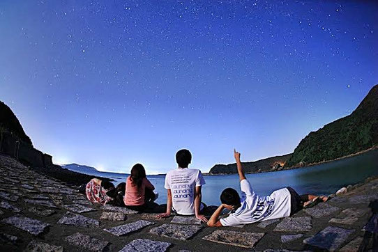 五島　民泊　星空　星座