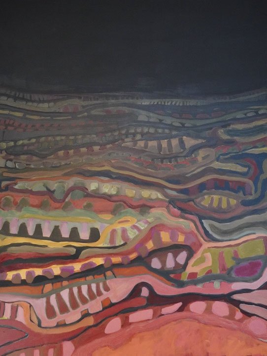 Tellurique 2, 2015 Acryl auf Leinwand 150x100