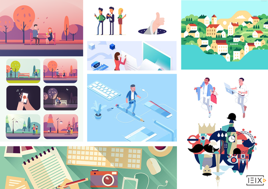 exemple tiré d'une video motion design
