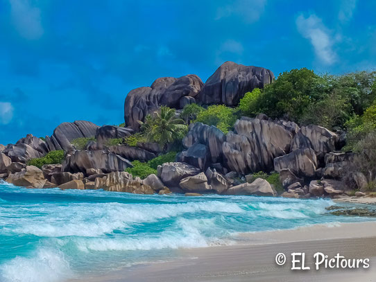 Grand Anse, La Digue, Seychellen