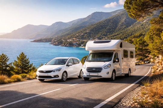 CDW Selbstbehaltsausschluss Versicherung PLUS für Mietfahrzeuge wie Mietwagen, Camper und Wohnmobil der ERGO Reiseversicherung. Zusatzversicherung ohne Selbstbeteiligung