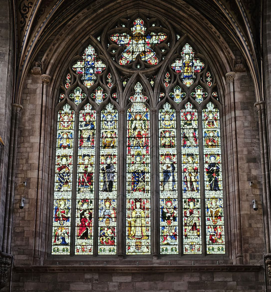 Fenster der Hereford Cathedral