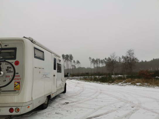 Kein Eisregen, nur alter Schnee 