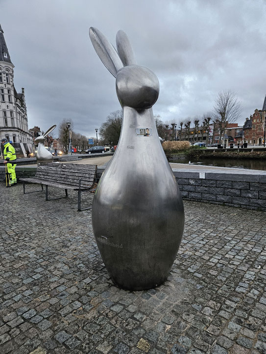 Lenken steht auf eiserne Karnickel