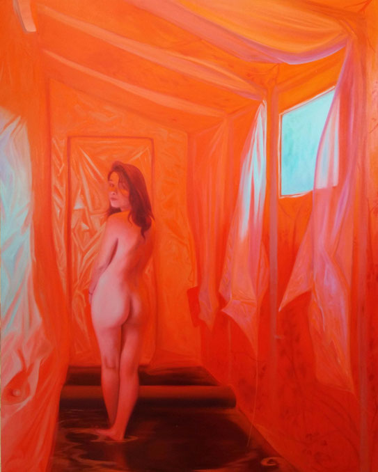 Orange room / 162 x 130 cm 