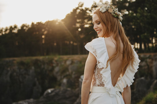 boho bride belgium bruid ardennen bloemenkroon fotograaf