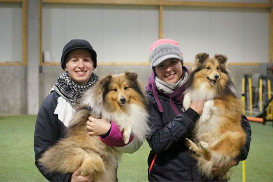 Lisa mit Cysco & Tereza mit Sir