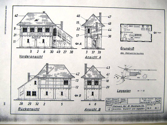 (c) Günter Fromm, Stellwerk Waldheim, 1957 erschienen im "Modelleisenbahner"