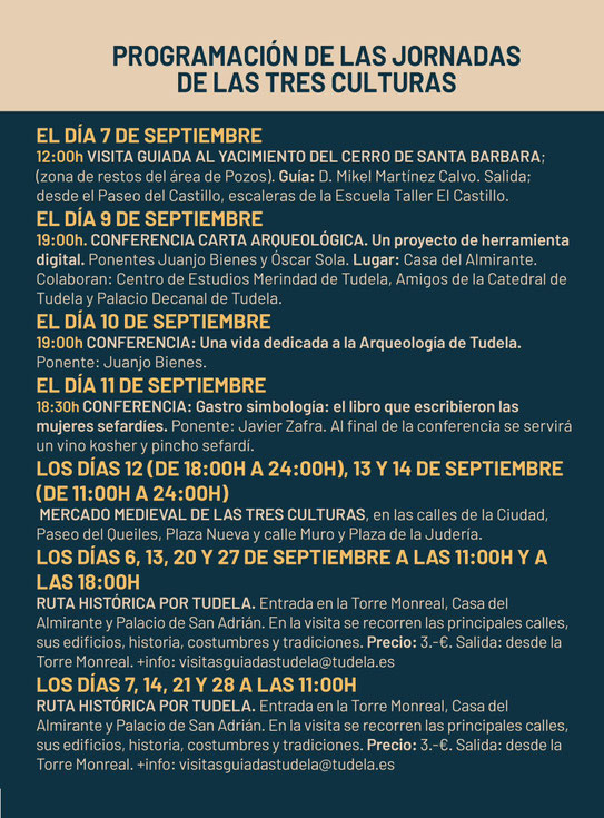 Programa del Mercado Medieval de Tudela