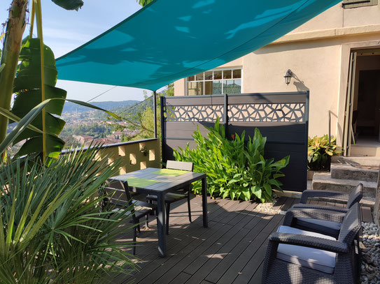 Terrasse et jardin