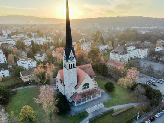Reformierte Kirche in Oerlikon. Quelle Foto: Ref. Kirche Zürich